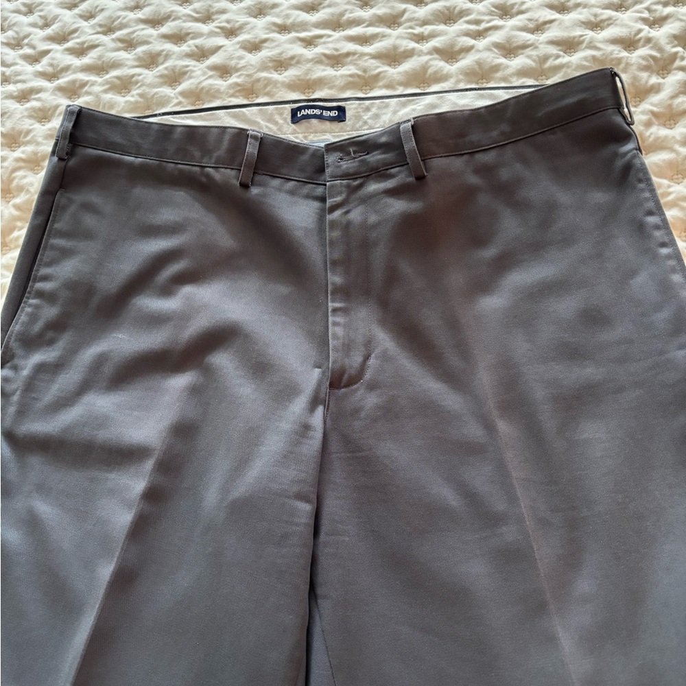 Lands’  End Gray Casual pants 42 x 32
